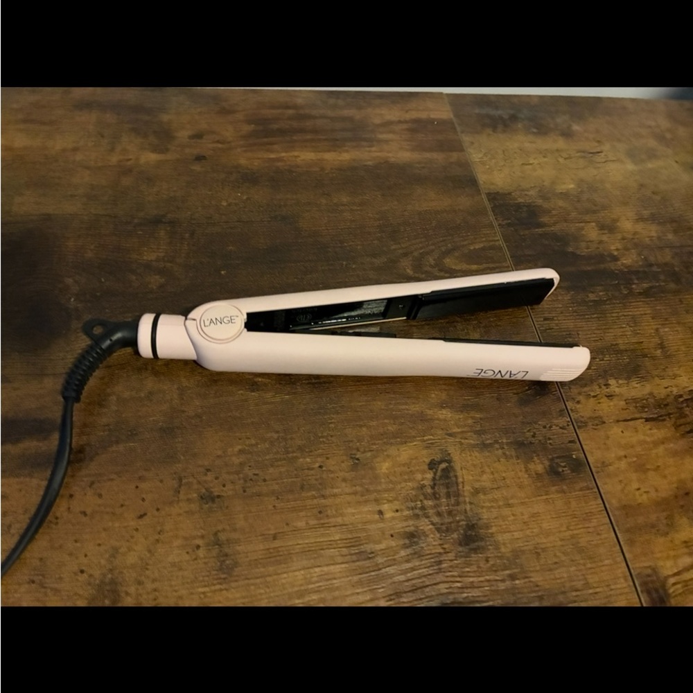 Lange Pink Ceramic Plate Hair Straightener
